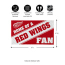 Detroit Red Wings, PVC Mat COLOR, Home of a Fan