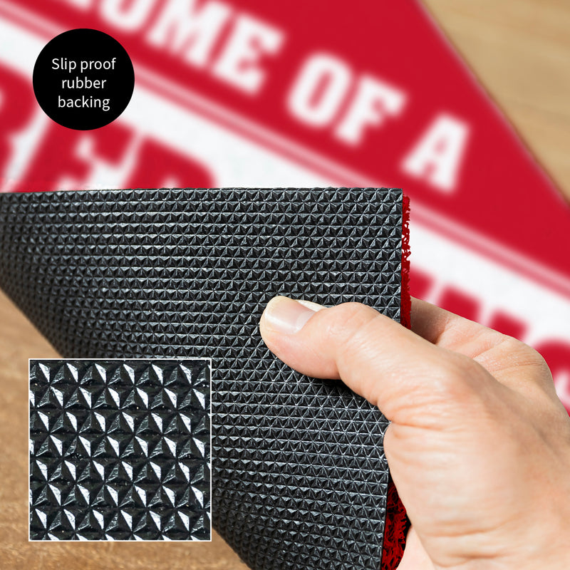 Detroit Red Wings, PVC Mat COLOR, Home of a Fan