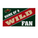 Minnesota Wild, PVC Mat COLOR, Home of a Fan