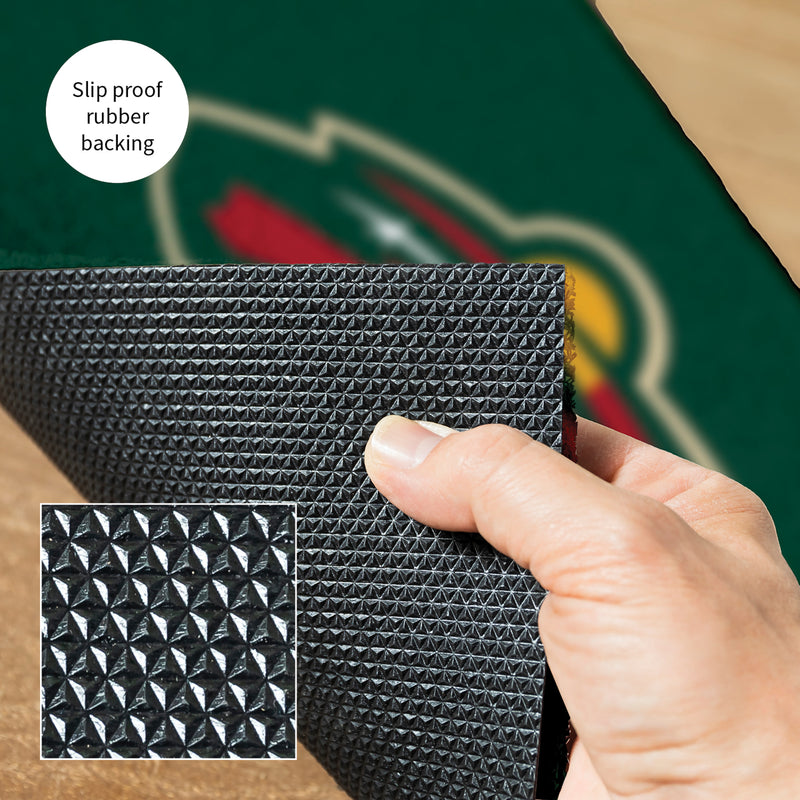 Full Color PVC Mat, 16" x 28", Minnesota Wild