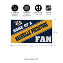 Nashville Predators, PVC Mat COLOR, Home of a Fan