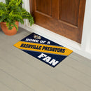 Nashville Predators, PVC Mat COLOR, Home of a Fan