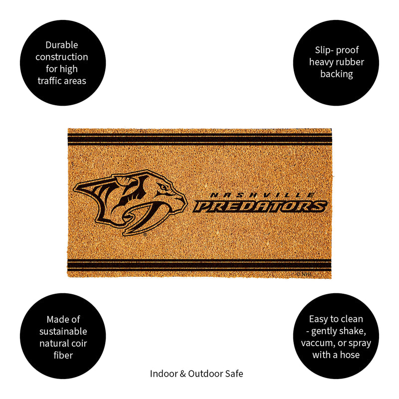 Nashville Predators, Coir Mat 1C
