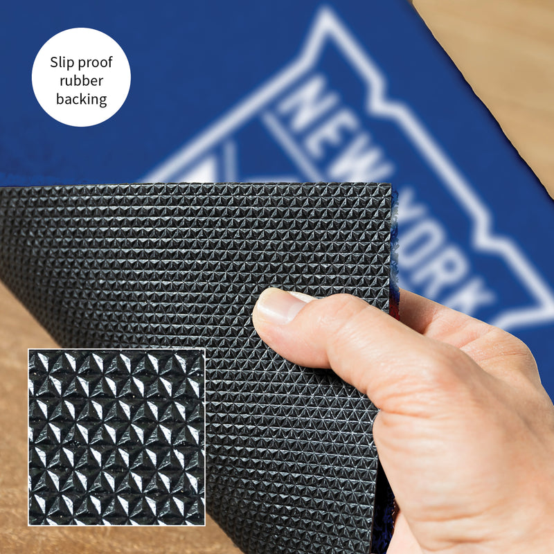 Full Color PVC Mat, 16" x 28", New York Rangers