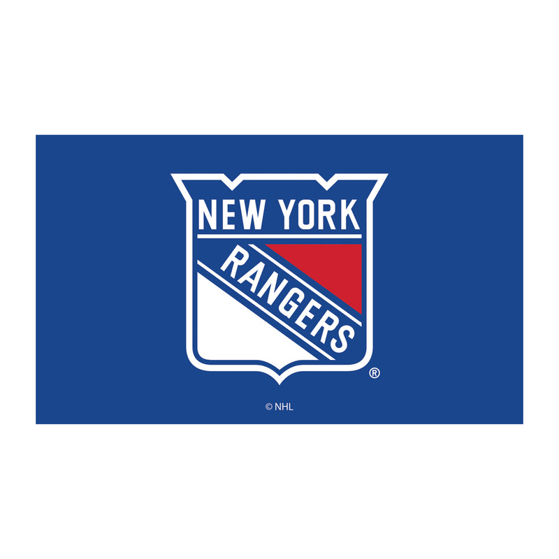 Full Color PVC Mat, 16" x 28", New York Rangers