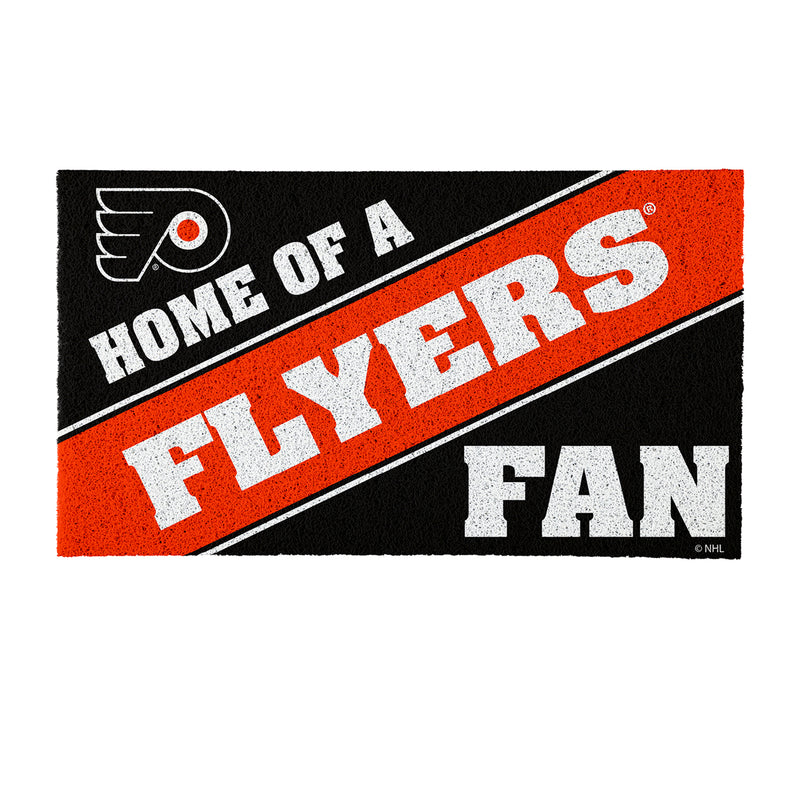 Philadelphia Flyers, PVC Mat COLOR, Home of a Fan