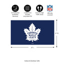 Full Color PVC Mat, 16" x 28", Toronto Maple Leafs