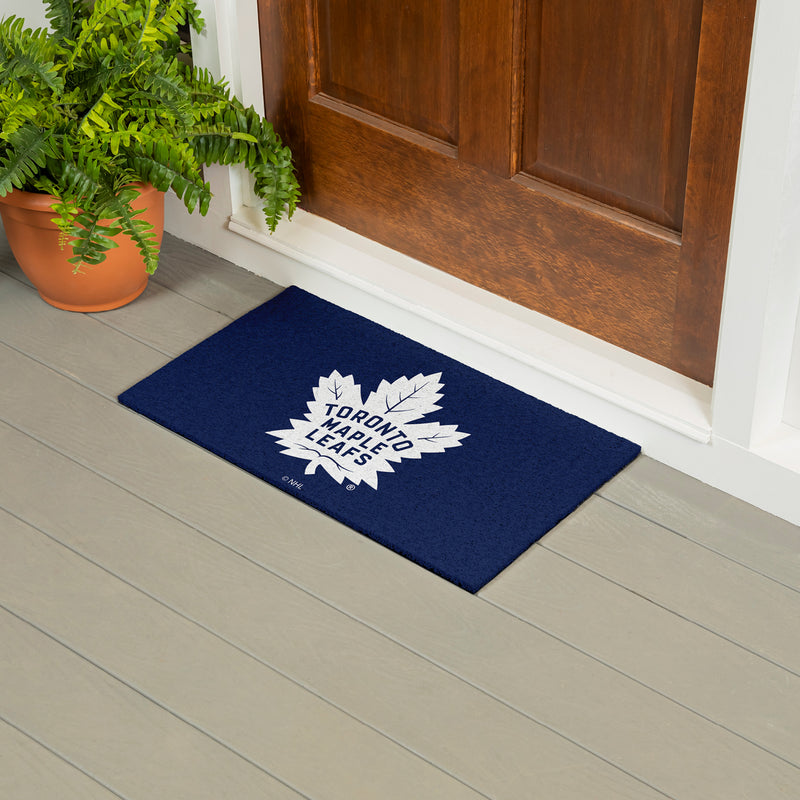 Full Color PVC Mat, 16" x 28", Toronto Maple Leafs