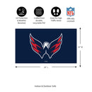 Full Color PVC Mat, 16" x 28", Washington Capitals