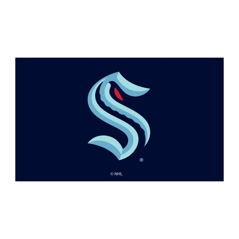 Full Color PVC Mat, 16" x 28", Seattle Kraken