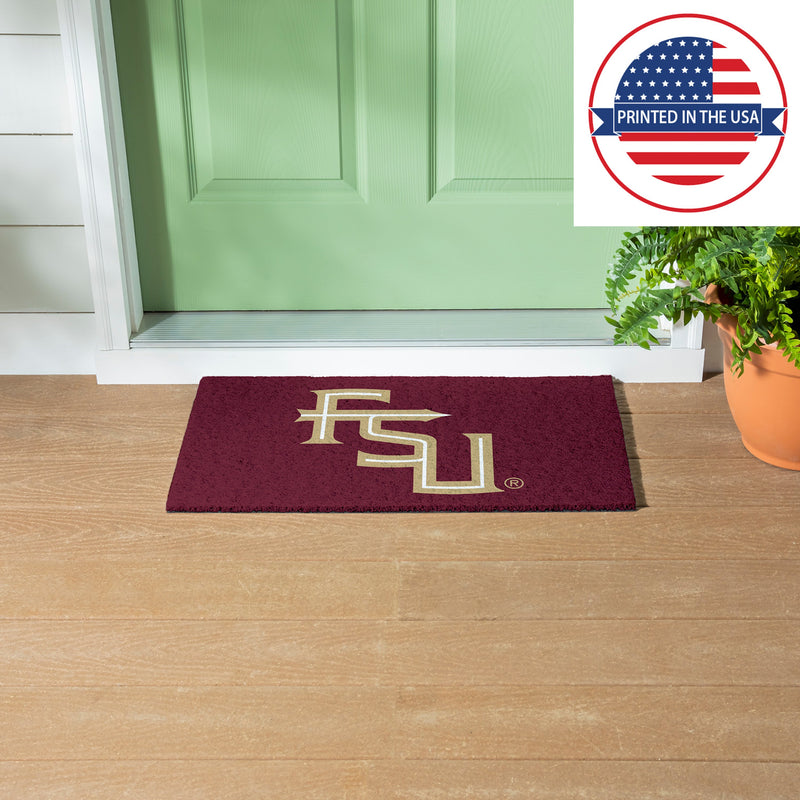 Full Color PVC Mat, 16" x 28", Florida State University