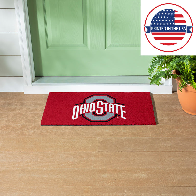 Full Color PVC Mat, 16" x 28", Ohio State University