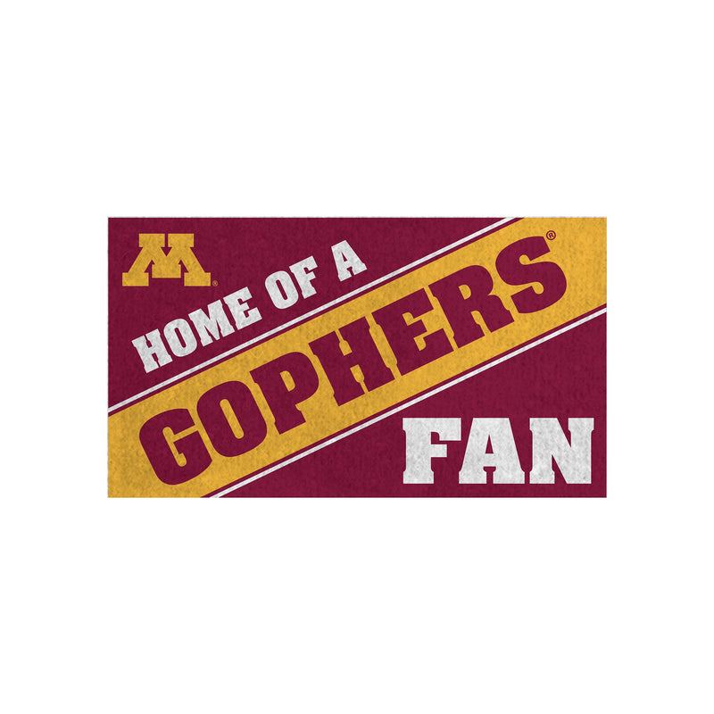 University of Minnesota, PVC Mat COLOR, Home of a Fan