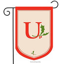 Flag,Applique,Gar,Holiday Monogram U