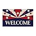Patriotic Welcome Coir Mat