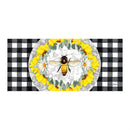 Honey Bee and Flowers Sassafras Switch Mat