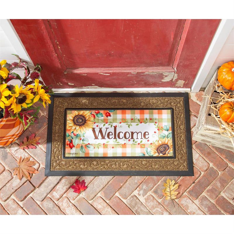Farmhouse Fall Wreath Sassafras Switch Mat