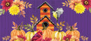 Welcome Fall Bird House Sassafras Switch Mat