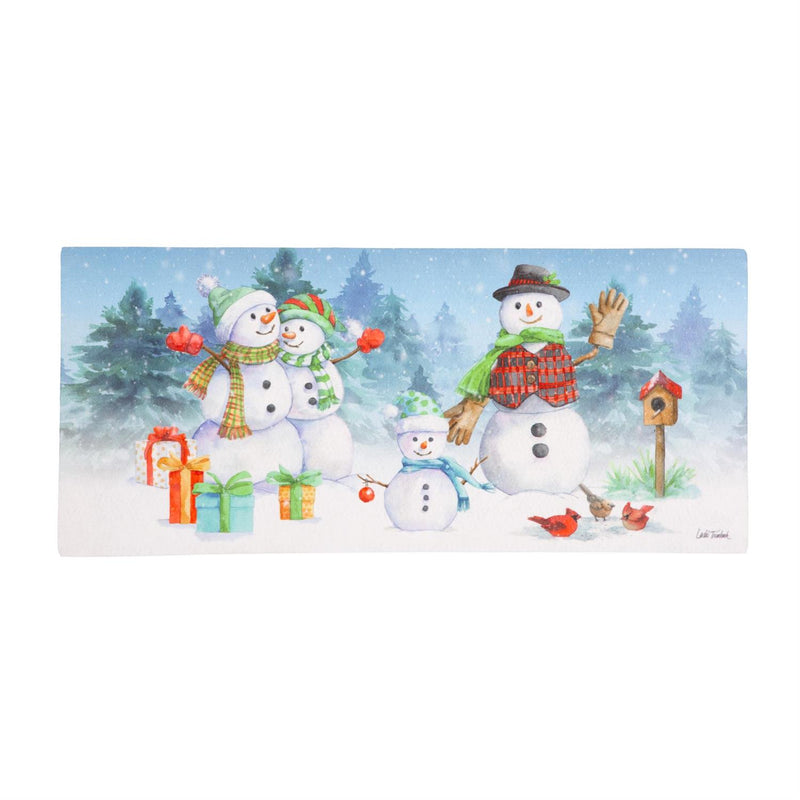 Snowman Family Sassafras Switch Mat