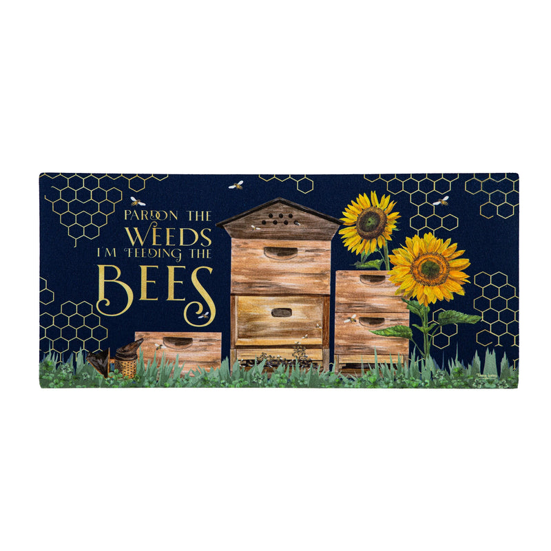 Pardon the Weeds Bees Sassafras Switch Mat