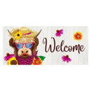 Summer Highland Cow Sassafras Switch Mat