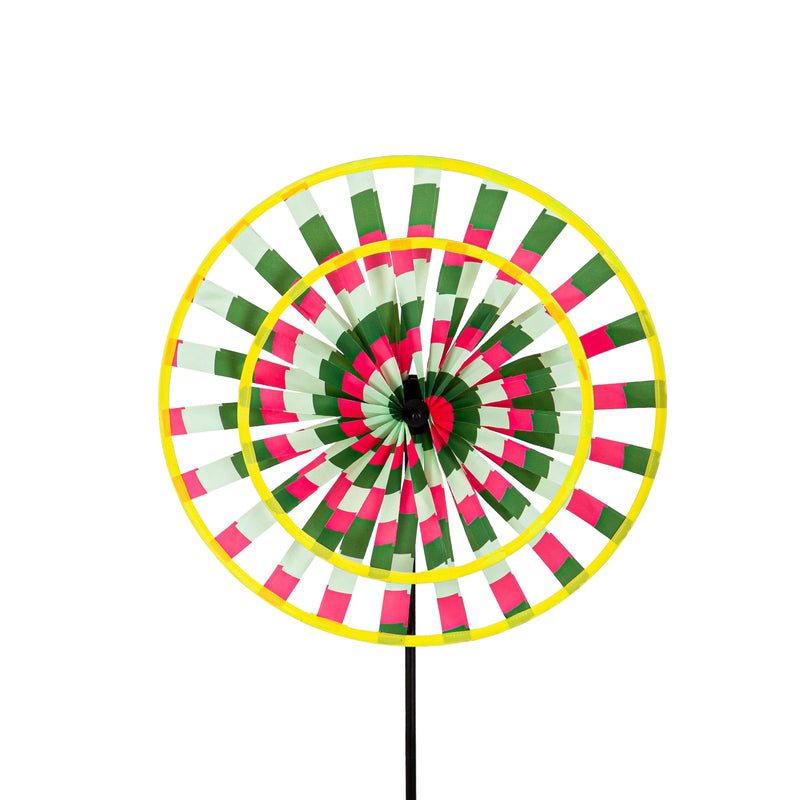 Tie Dye Two Layer Sun Shape Pinwheel Spinner, 3 Asst,45488