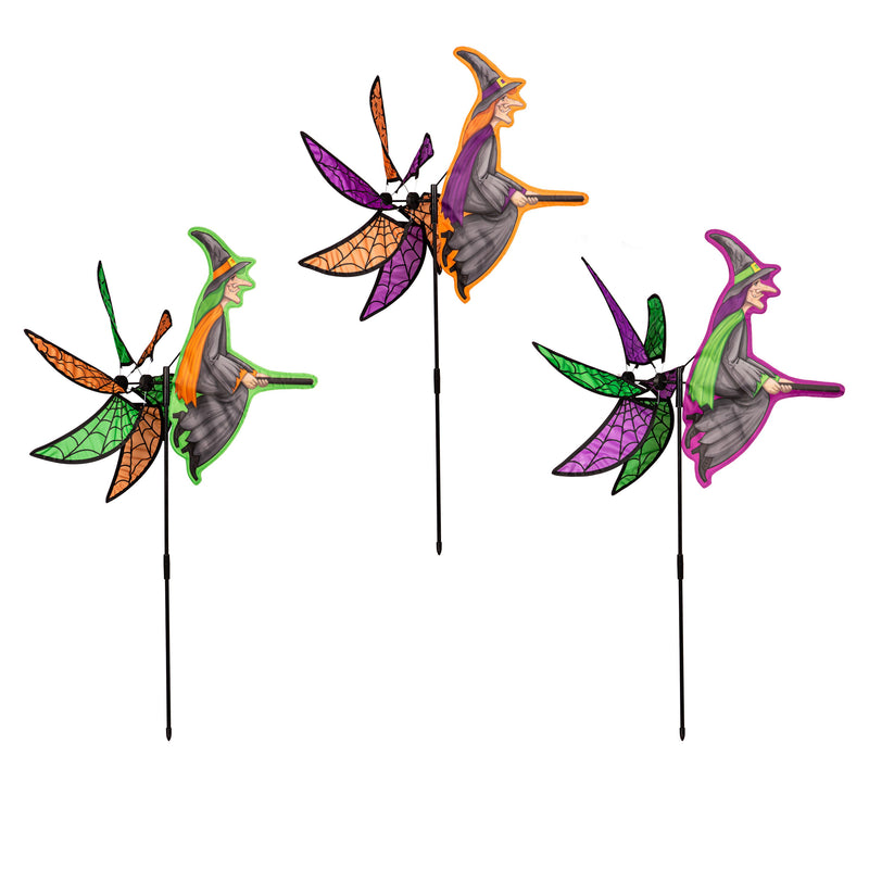 Halloween Witch Pinwheel Spinner,45642