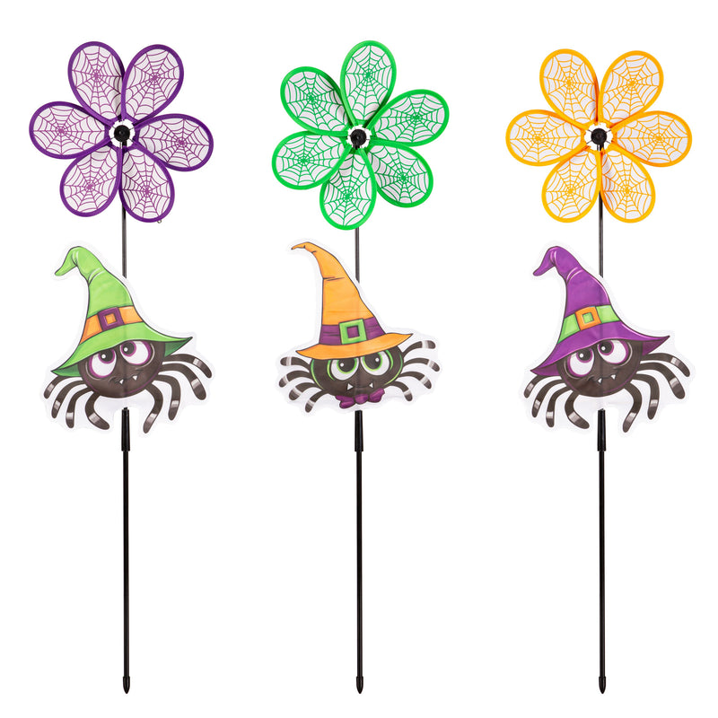 Halloween Spider Pinwheel Spinner,45643