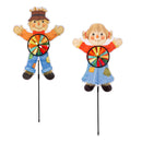 Harvest Scarecrow Pinwheel Spinner,45646