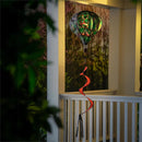 God Bless the USA Solar Lit Burlap Balloon Spinner