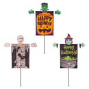 Halloween Friend with Bobbing Head and Hands Fabric Garden Stake