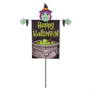 Halloween Friend with Bobbing Head and Hands Fabric Garden Stake