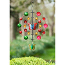 Hanging Wind Twirler, Mulicolored Butterfly,47m2188