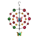 Hanging Wind Twirler, Mulicolored Butterfly,47m2188