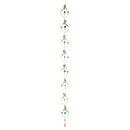 70"H Hummingbird Circles with Bead Accents Rain Chain,47m3152