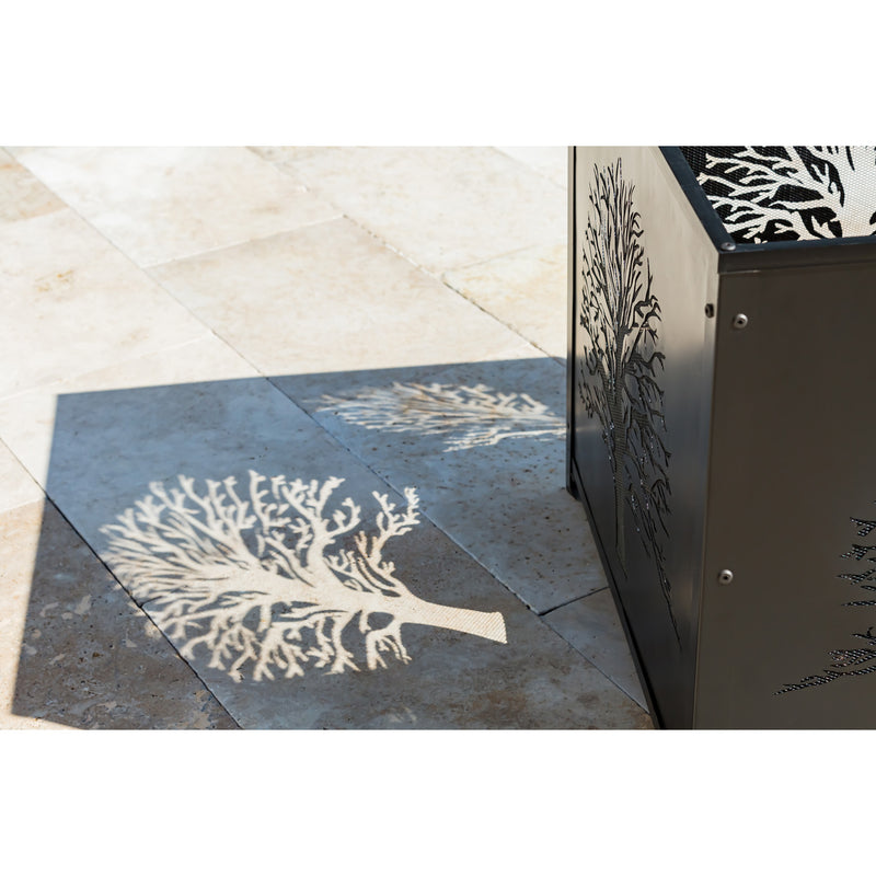 Square Tree of Life Firepit,47m3371