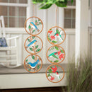 Pollinator Garden Décor, Rustic Friends Hand Painted Outdoor Hanging Decor, Set of 2