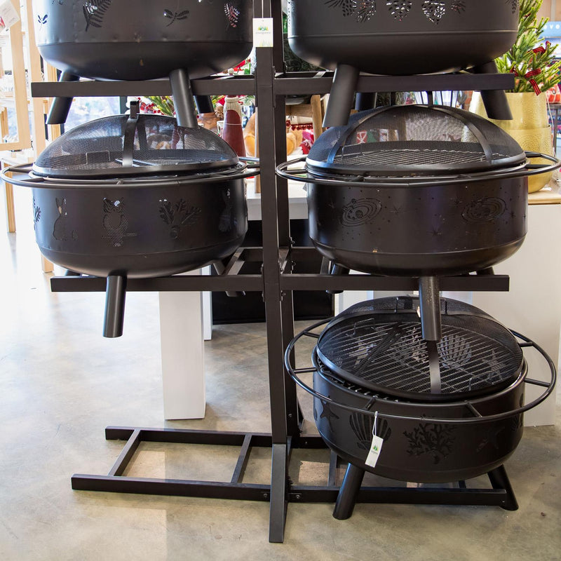 Metal Firepit Display