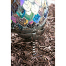 Gazing Ball Hardware Stand, Dragonfly Adorned,47m403