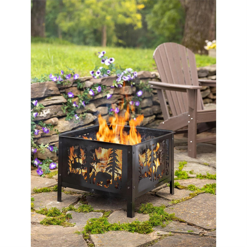 Square Wilderness Firepit