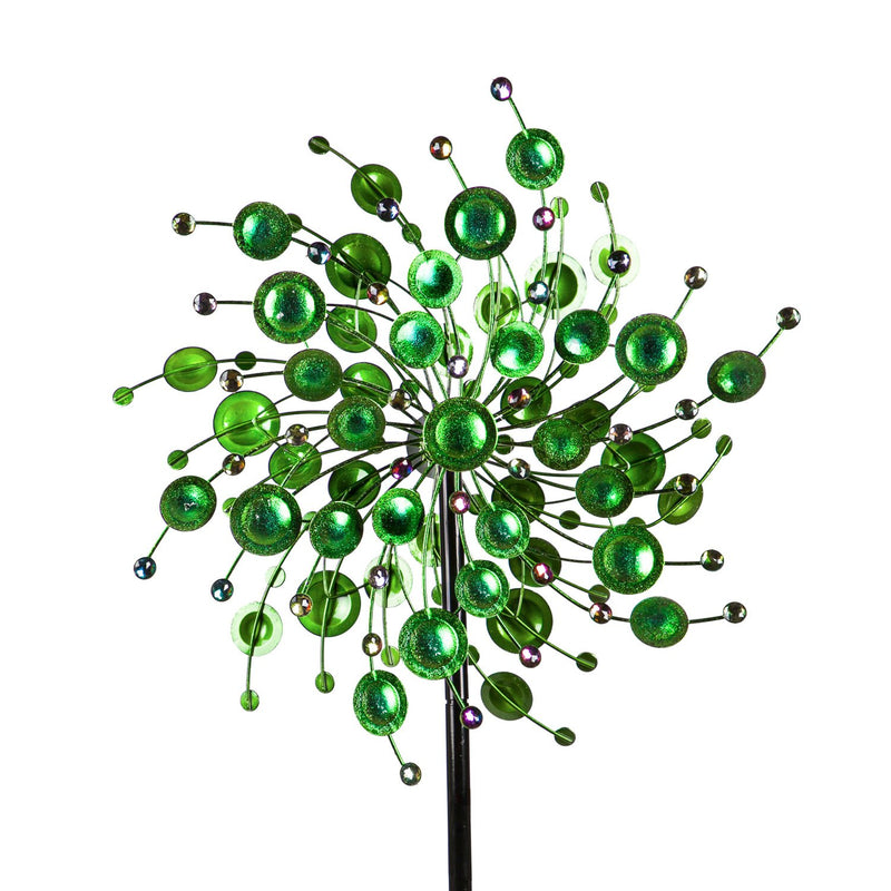 75"H Wind Spinner, Botanical Gemstones,47m4312