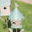 What She Shed Garden Stake, Birdhouse Green Patina Finished, 36", Asst of 3