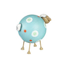 Metal Whimsical Sheep Statuary, Set of 2