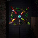Evergreen Wind,80"H Holly Leaf Wind Spinner,11.81x28.35x80.71 Inches