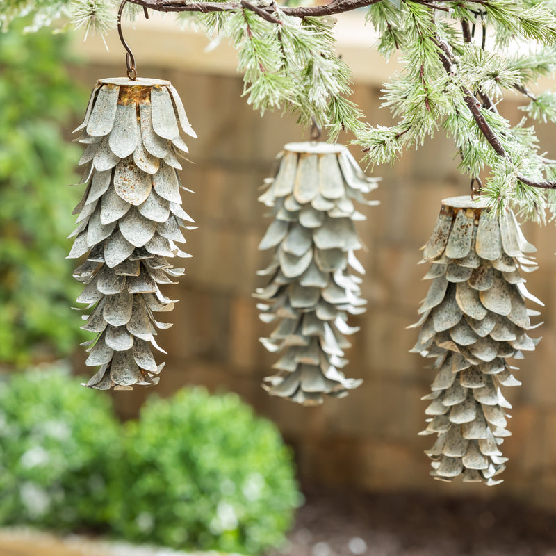 Metal Hanging Pinecone Garden Décor,47m5611