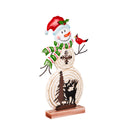 Evergreen Statuary,17"H Solar Metal Snowman With Bird Statue,1.97x11.82x17.52 Inches