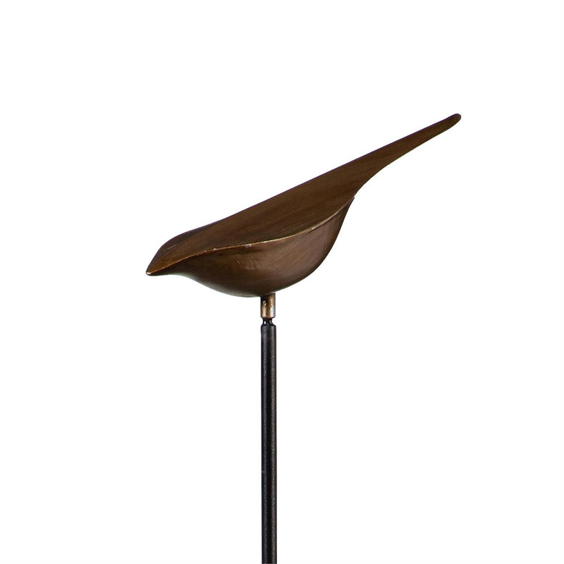 Modern Bird Garden Stake, 44"H