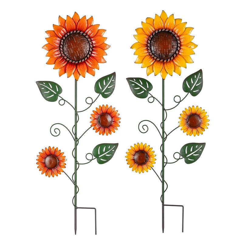 Sunflower Metal Garden Stake, 36"H