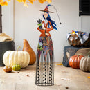 Witch Metal Statue, 30.5"H