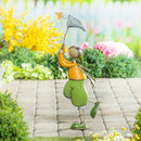 Metal Butterfly Catcher Girl